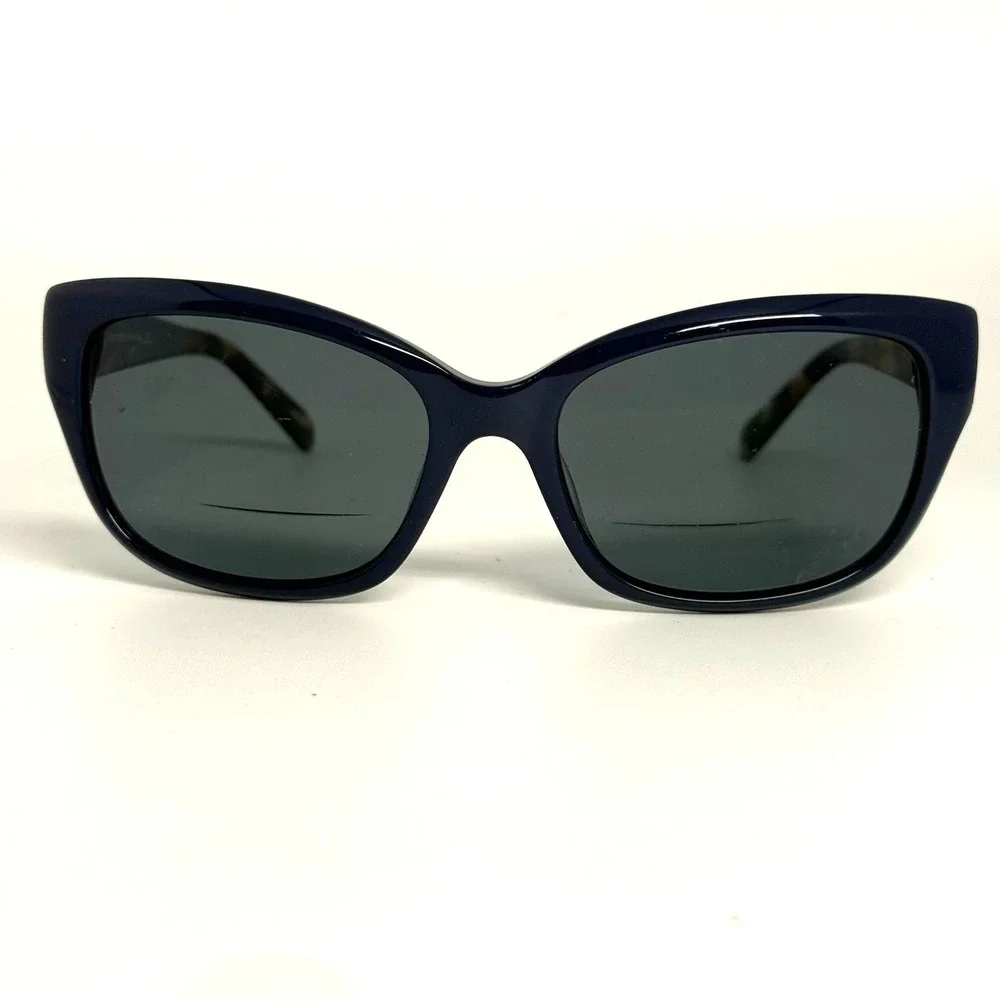 Kate Spade Johanna/S Navy Blue Tortoise Cat Eye Sunglasses FX8OS 53-17-135